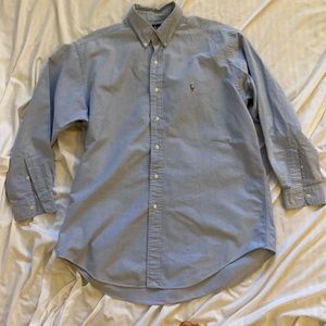 Men’s Ralph Lauren Yarmouth Oxford 100% Cotton. Size 16 1/2- 33. Like new!